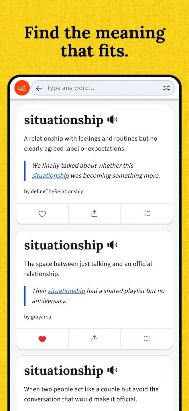 Definitions and examples in Urban Dictionary